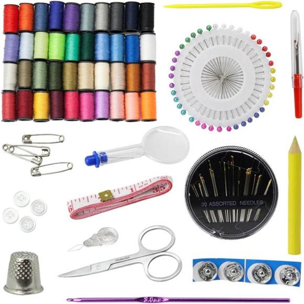 Sewing Kit, Zipper Portable & Mini Sew Kits for Traveler, Adults, Beginner